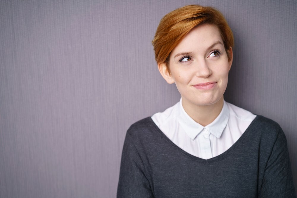 happy and calm woman in her follicular phase of cycle happy and calm woman in her follicular phase of cycle