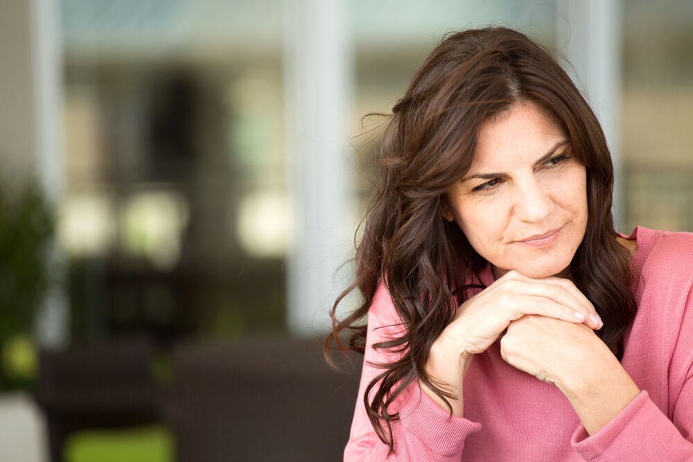 A mature woman having signs of infertility A mature woman having signs of infertility