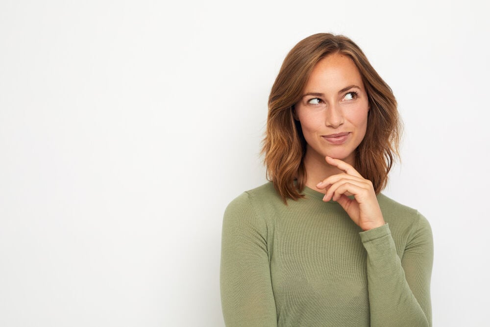 A woman thinking 'When is a woman most fertile?' A woman thinking 'When is a woman most fertile?'