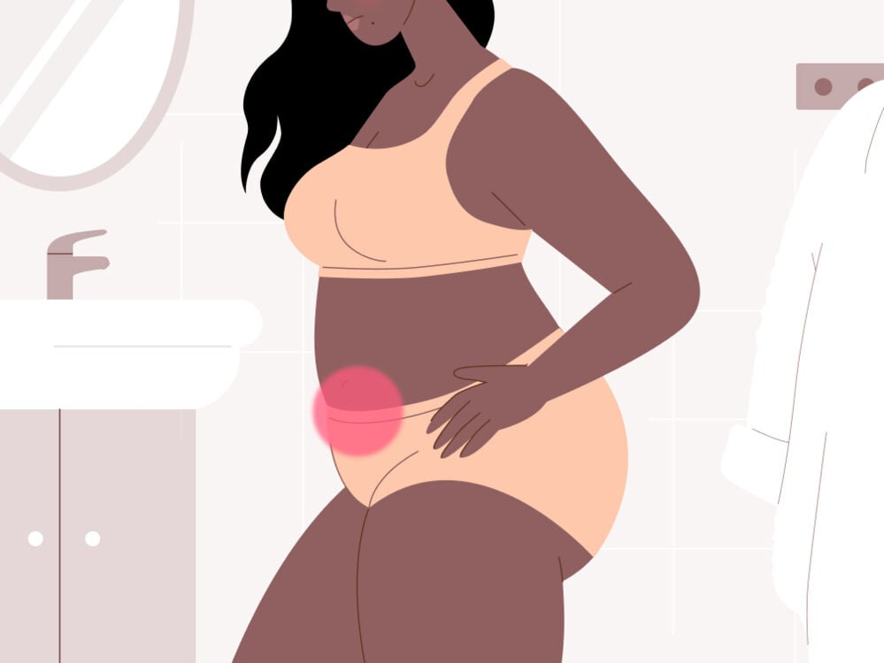 woman with stomach cramps woman with stomach cramps