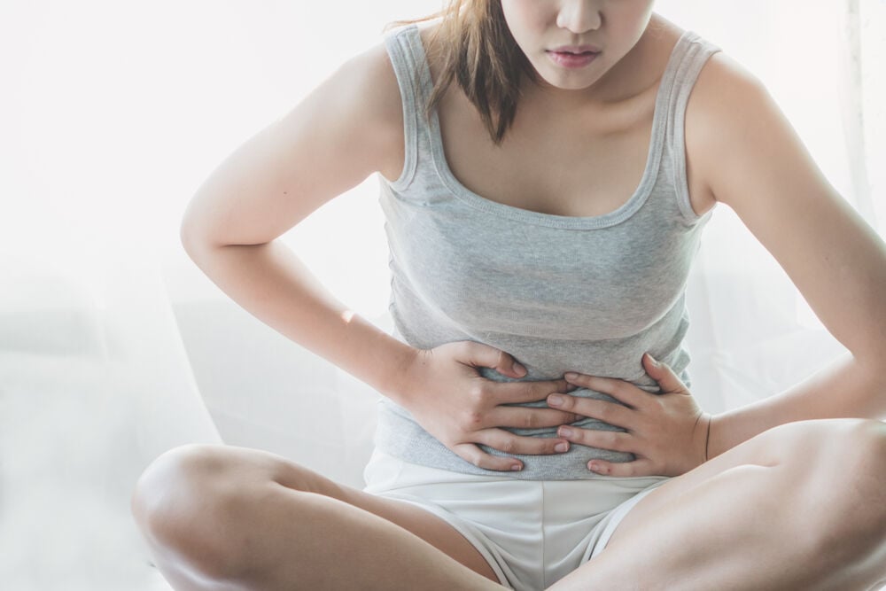 A woman having pelvic pain as a symptom of an adnexal mass A woman having pelvic pain as a symptom of an adnexal mass