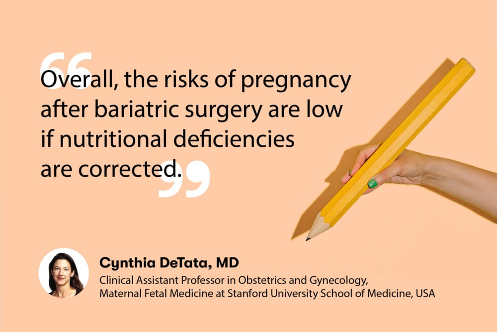 Single image risks of pregnancy after bariatric surgery quote