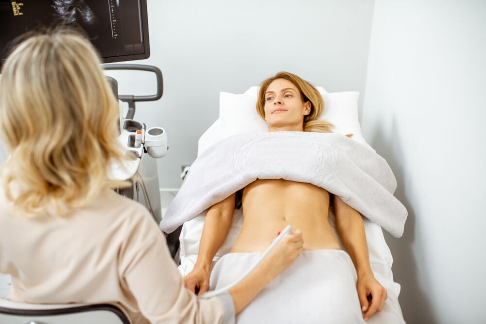 Diagnosis of enlarged ovaries