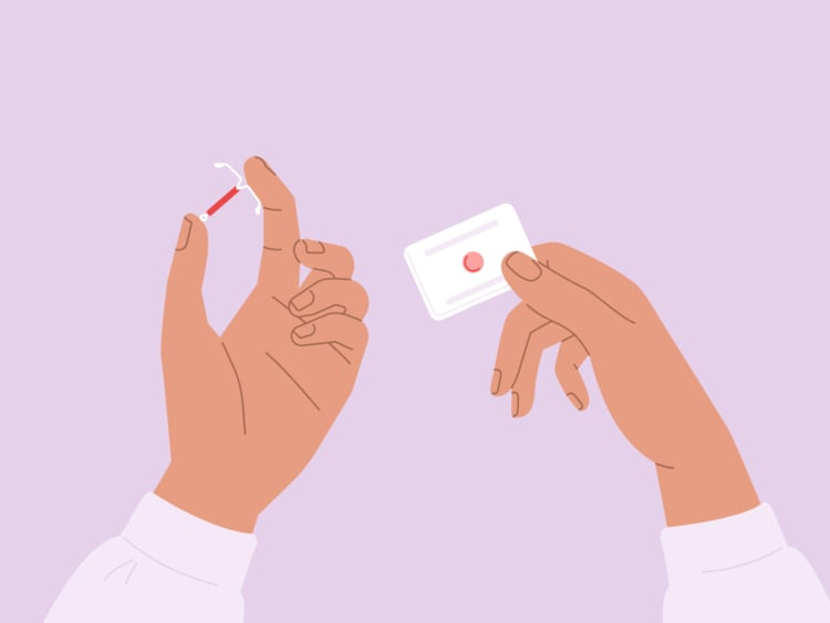 Types of emergency contraception Types of emergency contraception include the morning after pill and IUD