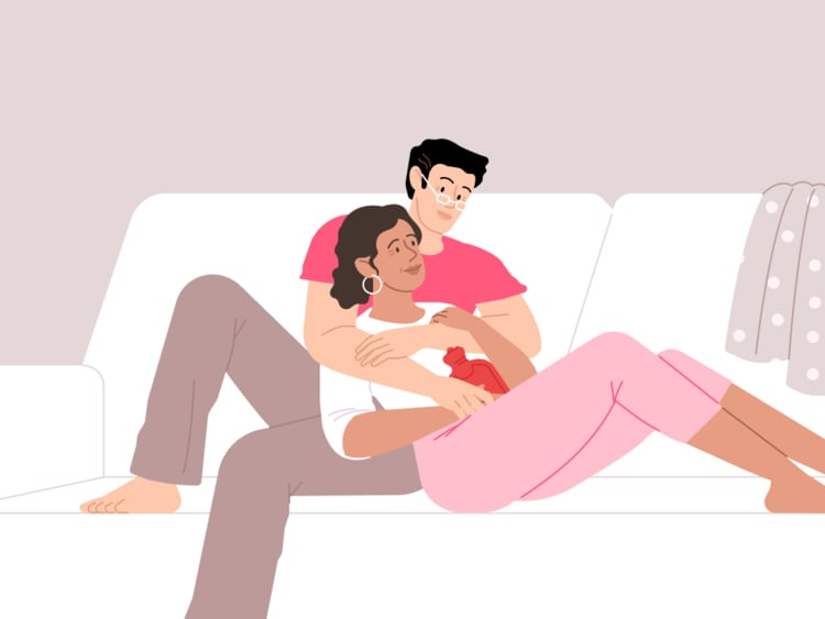 How to help take care of your partner during her period