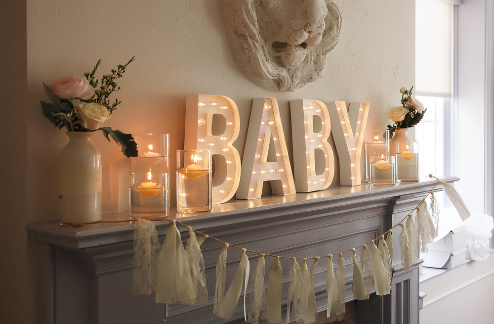 Decoration for a baby shower cute party