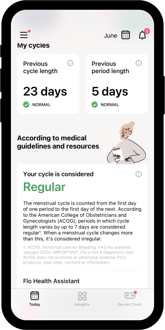 Flo - ovulation calendar, period tracker, and pregnancy app