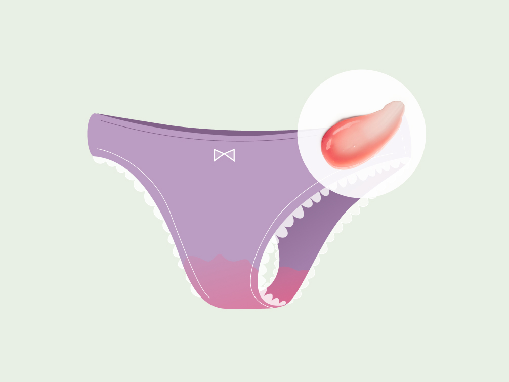 pink discharge in underwear