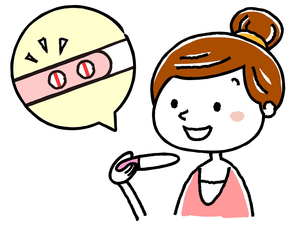 A Picture Of A Woman With A Positive Pregnancy Test 8 Days Past Ovulation A Picture Of A Woman With A Positive Pregnancy Test 8 Days Past Ovulation