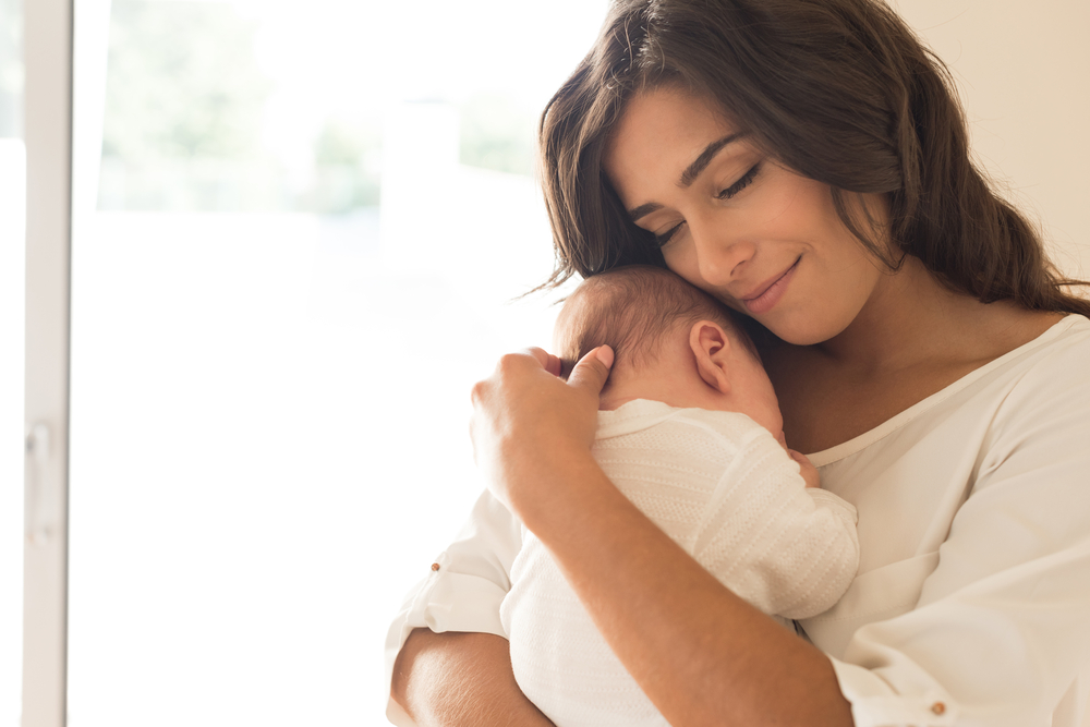A woman who has given birth with a C-section A woman who has given birth with a C-section