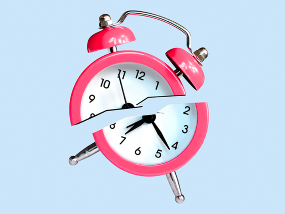 pregnancy sickness alarm clock ringing