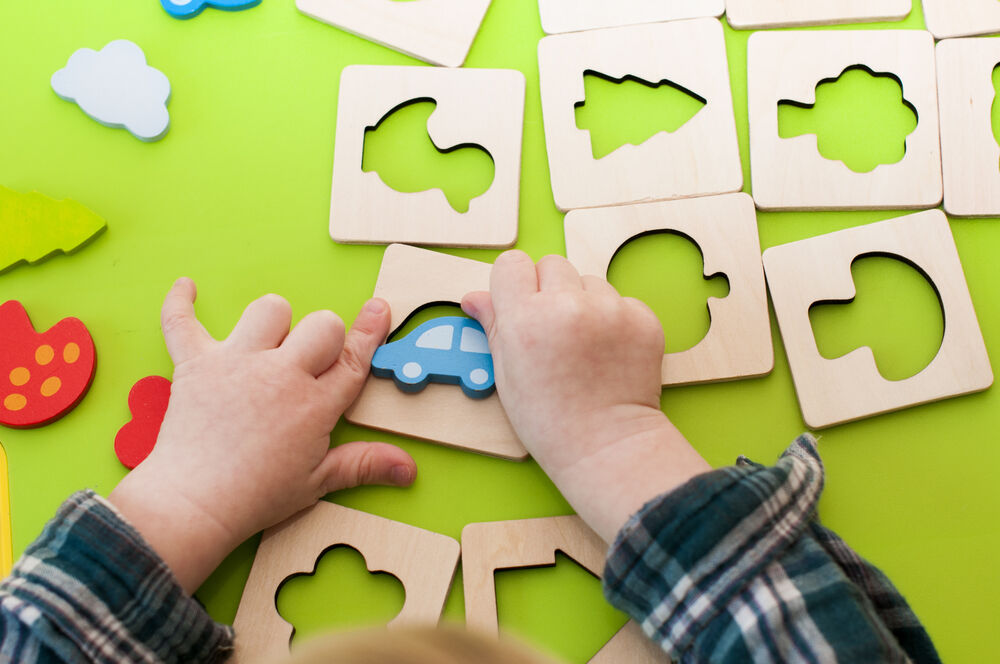 Shape sorters - one of the the best toys for an 11-month-old baby