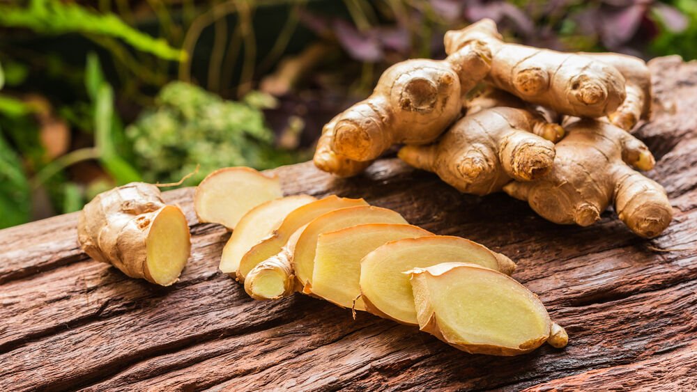 Ginger root to reduce morning sickness