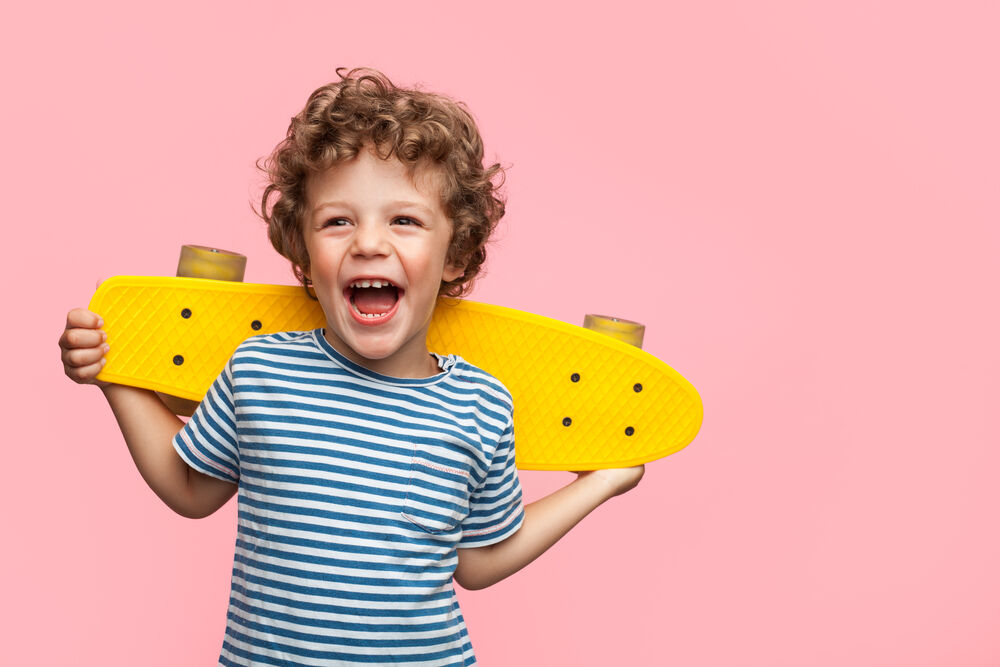 A boy having a one-syllable boy name