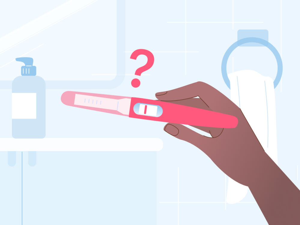 negative or false negative pregnancy test 