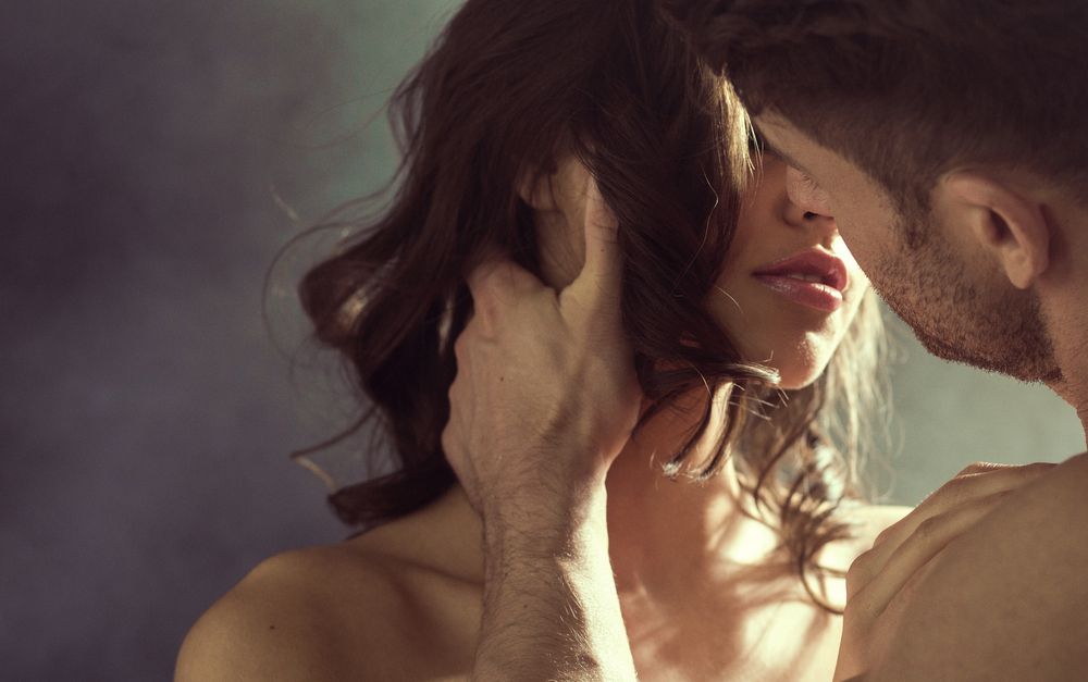 man and woman kissing to put their sexual desire back man and woman kissing to put their sexual desire back