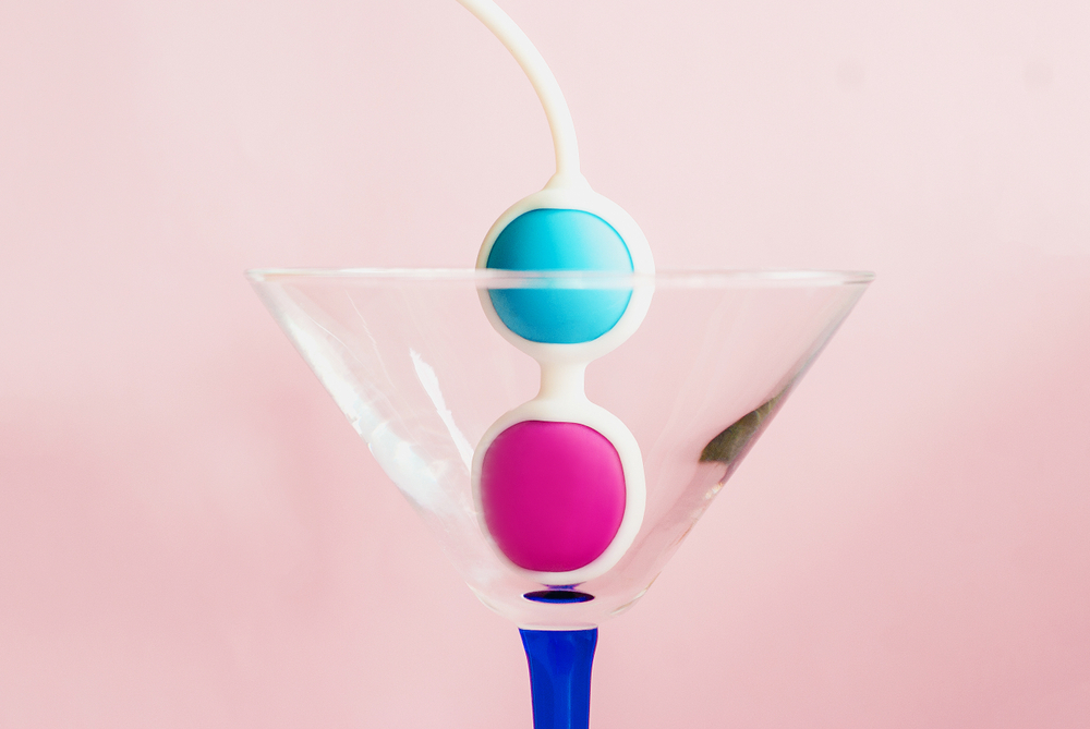 Kegel weights in a glass Kegel weights in a glass