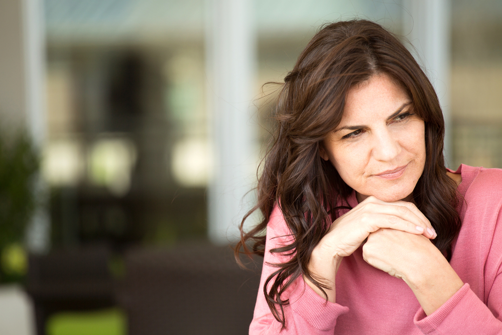 A mature woman having signs of infertility A mature woman having signs of infertility