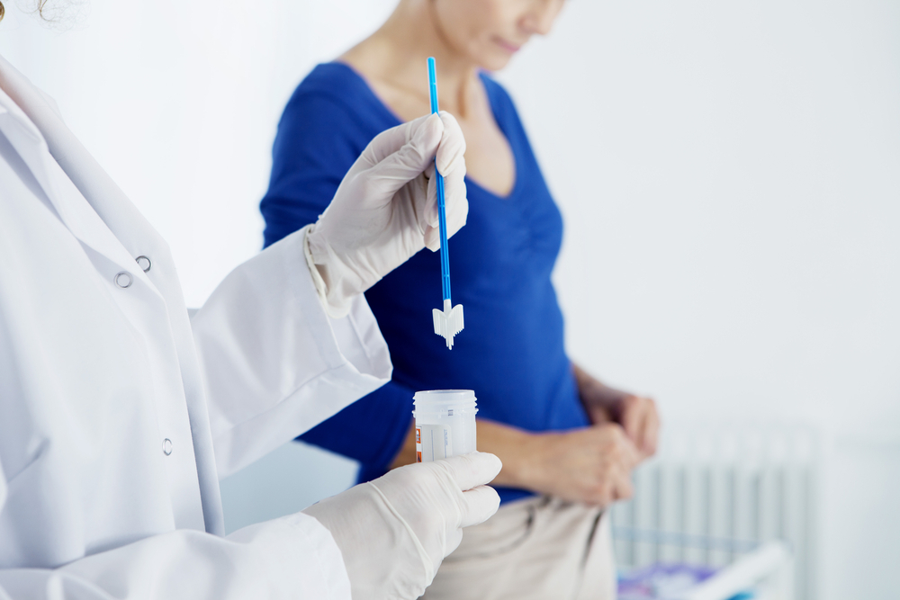 A Pap smear test A Pap smear test