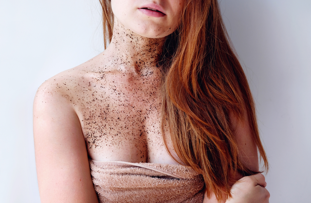 Exfoliating your neck helps to get rid of neck wrinkles Exfoliating your neck helps to get rid of neck wrinkles