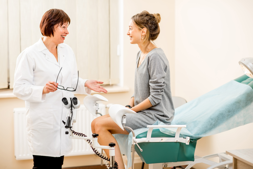 woman visiting her healthcare provider to decide on postpartum infection treatment woman visiting her healthcare provider to decide on postpartum infection treatment