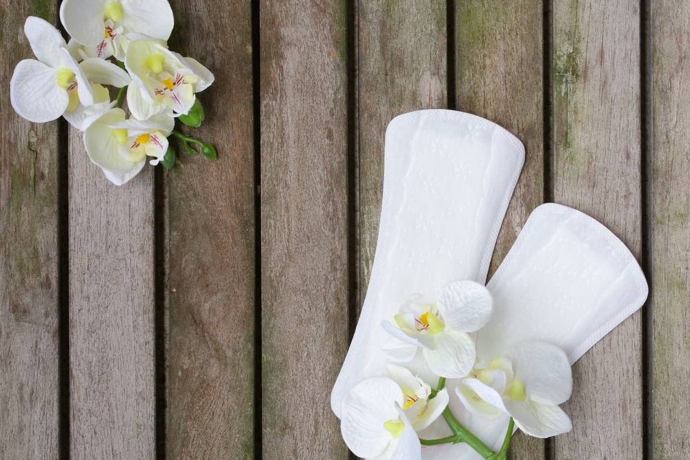 white panties and flowers symbolizing white vaginal discharge white panties and flowers symbolizing white vaginal discharge