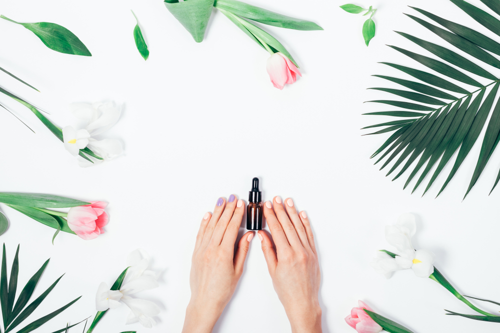 A bottle of glycolic acid A bottle of glycolic acid