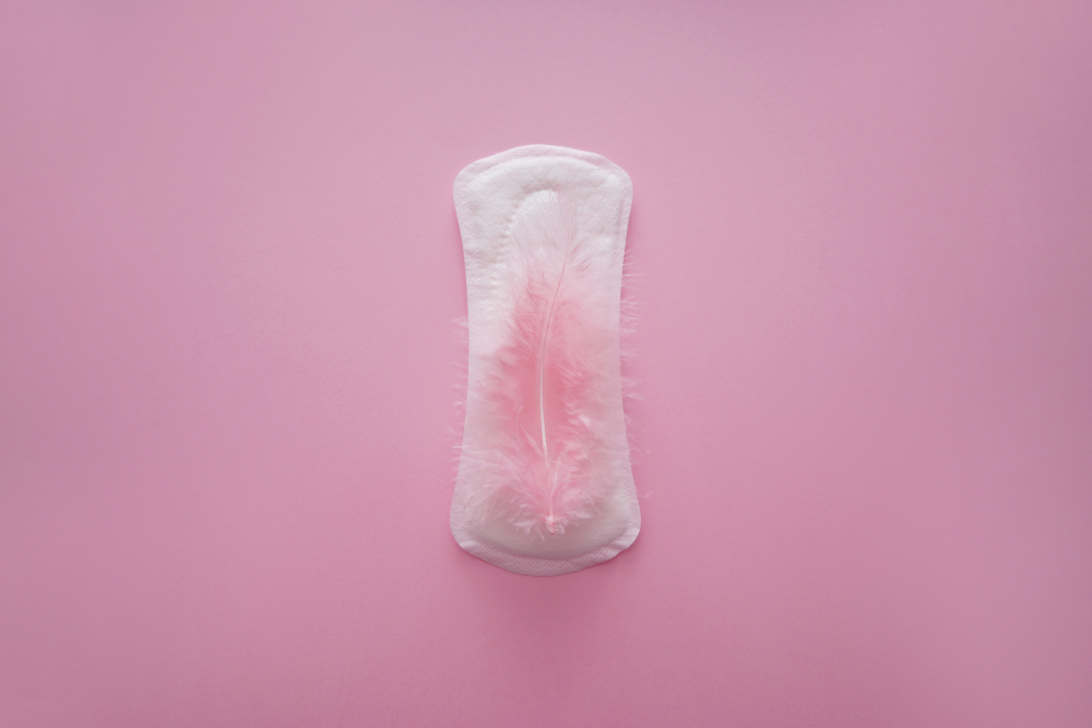Pink period blood Pink period blood