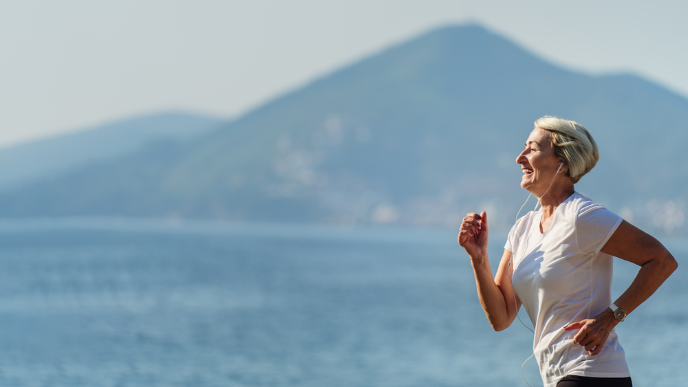 A woman who suffers from menopausal mood swings A woman who suffers from menopausal mood swings