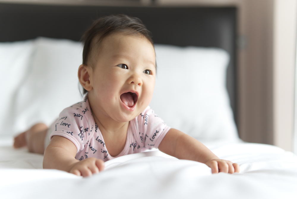 A 6-month-old baby A 6-month-old baby