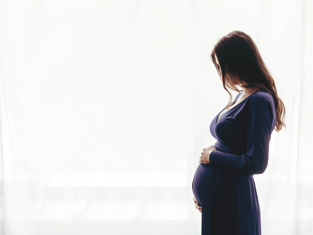 A woman with rapid belly expansion A woman with rapid belly expansion
