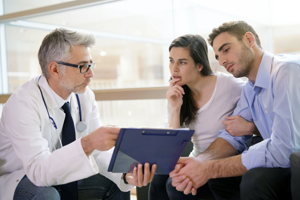 A woman and her partner opting to undergo carrier testing A woman and her partner opting to undergo carrier testing