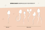 Sperm shape for fertility