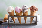 4 Ice creams as representations of various types of vaginal discharge