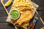 Fish and chips - a low sodium fast food option you can cook at home