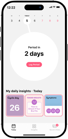 View menstrual cycle predictions and history in Health on iPhone
