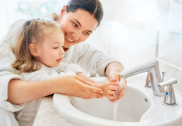 Washing your hands regularly helps to prevent worms in humans