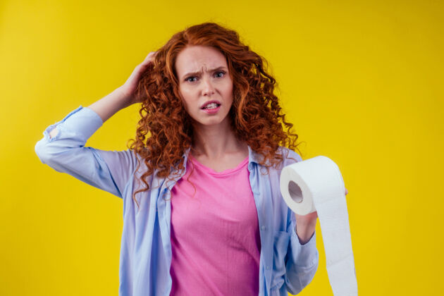 A woman having pain when pooping A woman having pain when pooping